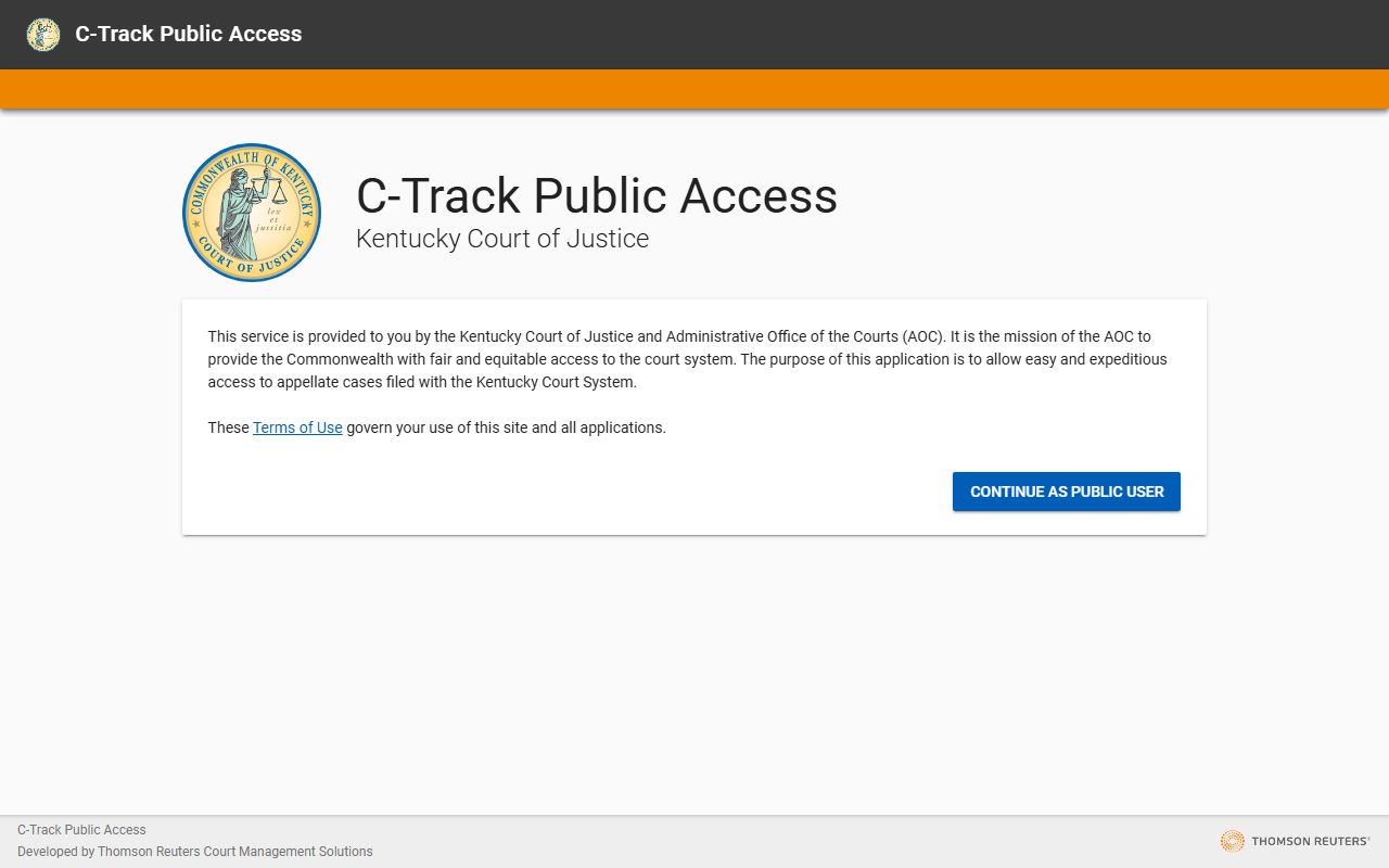 Perry County court records Kentucky appellate public access